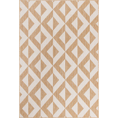 Outdoor Destiny Area Rug Cream Color