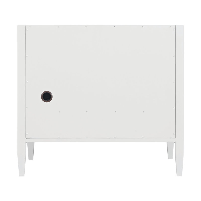 Myrrin 36'' W Single Vanity, Bright White, Tajnar Eclos, 8" Widespread