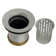 Junior Bar and Laundry Sink Drain Assembly with Removable Strainer Basket