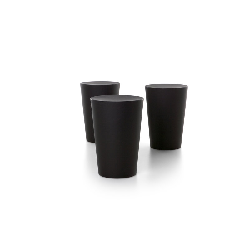 Container Accent Stool, Black