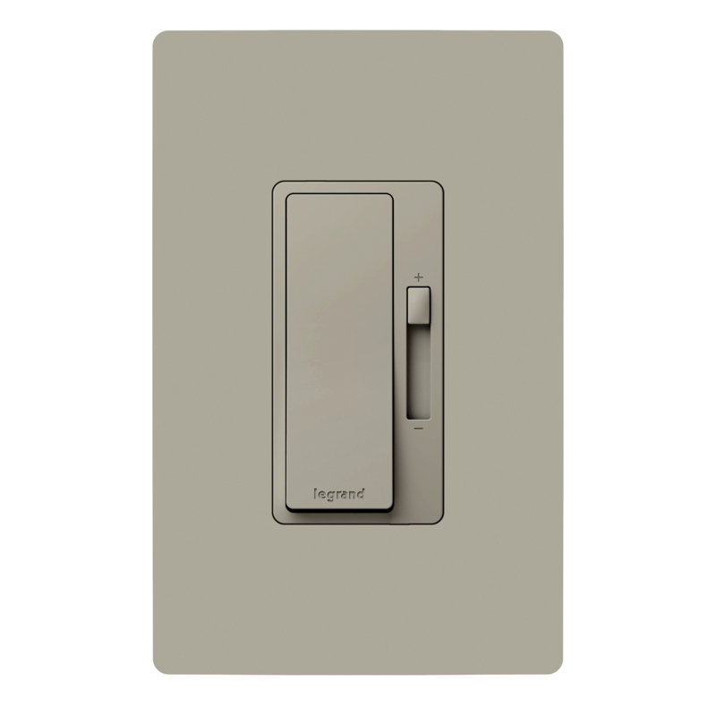 Gradateur et plaque murale Legrand, Nickel
