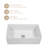 33" L x 20" W Ceramic Farmhouse Workstation Kitchen Sink with Bottom Grid, Strainer, Drying Rack, Colander and Cutting Board