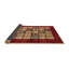 Tapis décoratif multicolore à motif abstrait-318545335
