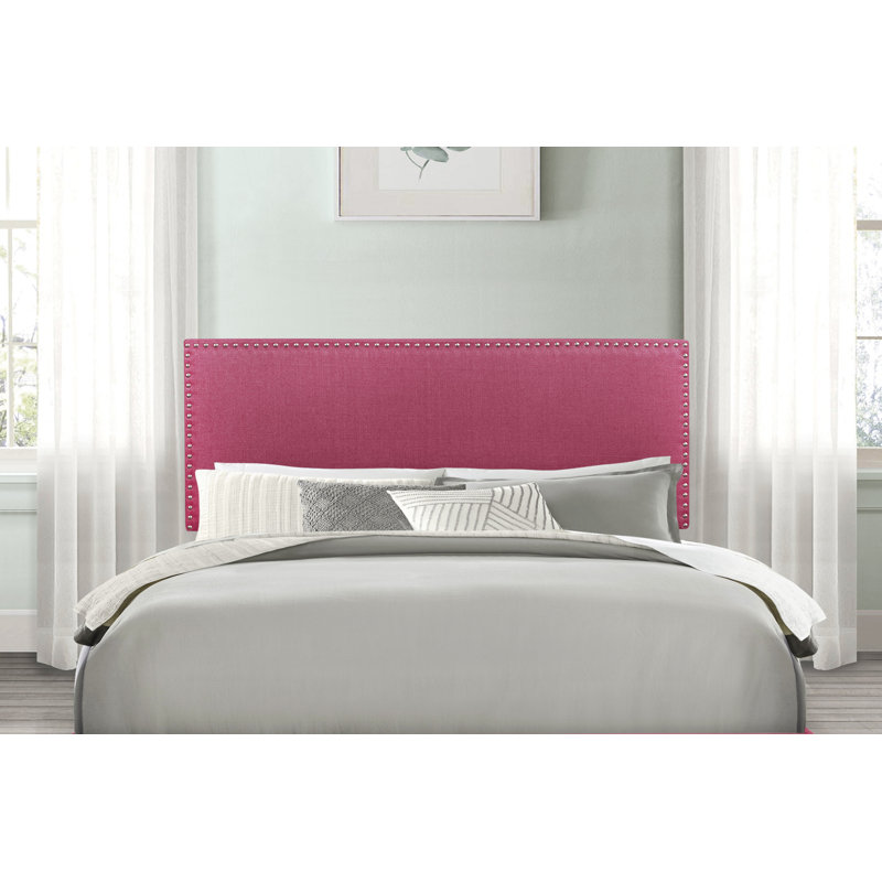 Tête de lit tapissier, Double / Grand, Rose