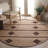 Kobey Natural Fiber Flat Weave Jute Pile Southwestern Rug-1781225071
