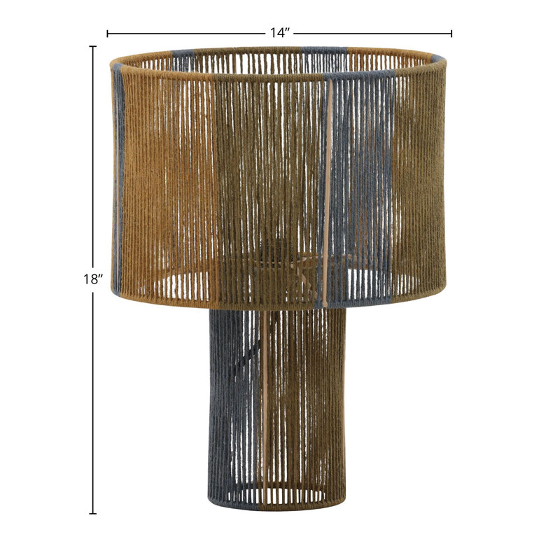 Cobalt Iron Table Lamp