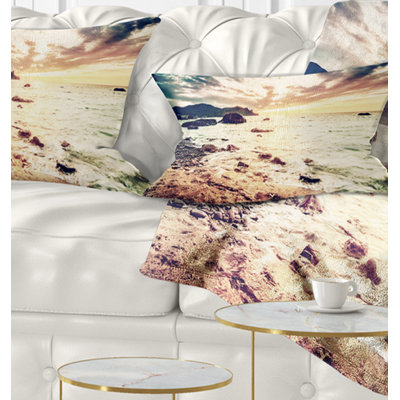 Coussin lombaire seascape avec une vue paysages