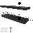 Miami 24" W x 8" D Floating Shelves Set with Invisible Wall Mount Brackets-64560668