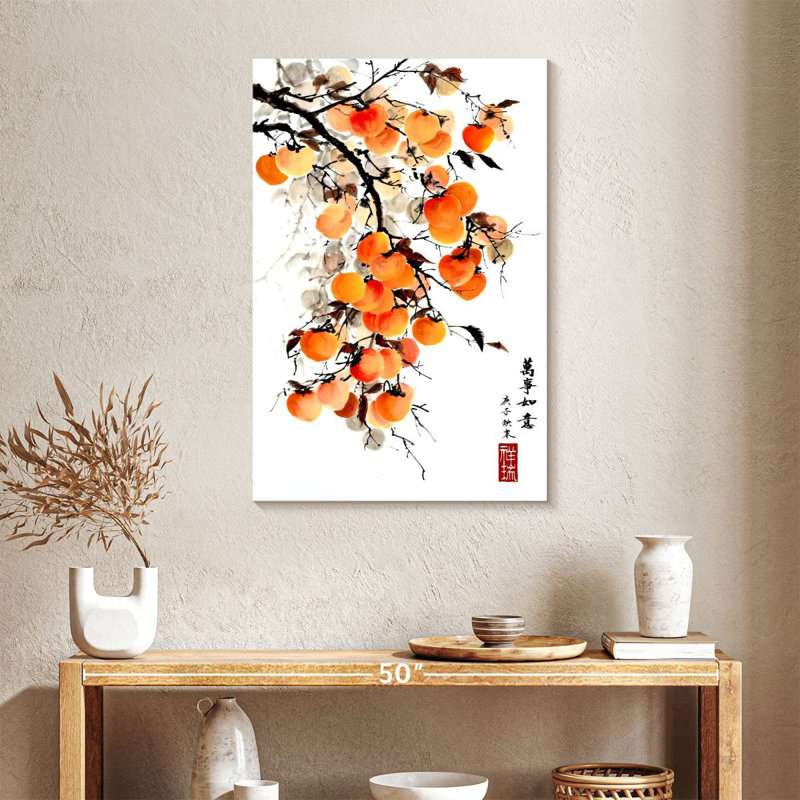 Harnek Ancient Chinese Persimmon, 30" H x 20" W