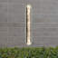 Satin 4cm H Outdoor Bulkhead Light