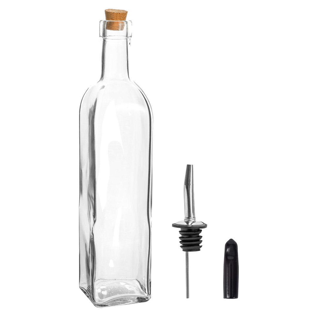 Argon Glass Single Oil / Vinegar Cruet