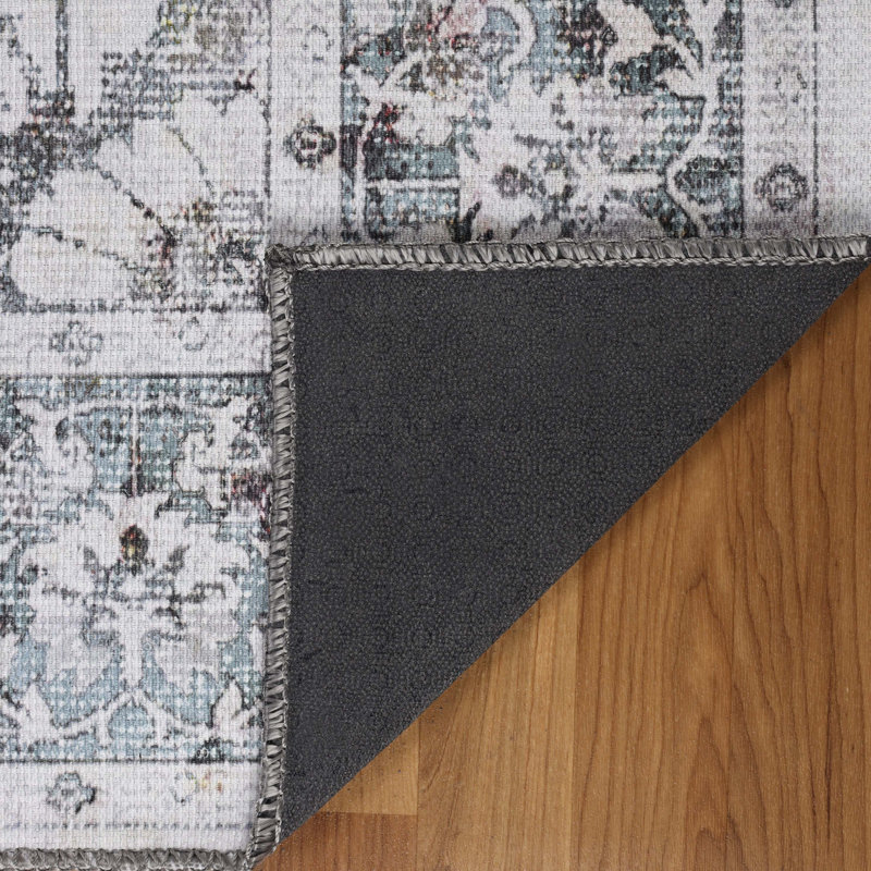 Tapis ou coureur en polyester Scarlytt Agra, Rectangle 5 pi 7 po x 8 pi 9 po