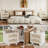 Wide 23.6" Rattan Nightstand Set of 2, Bedside Tables with 2 Drawers & Large Tabletop-447062888