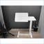 Table basse inclinable à hauteur réglable blanche, table mobile à roulettes pour le salon et le lit-285256461