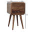 30cm W Solid Wood Bedside Table