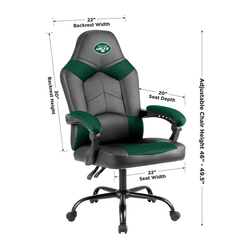 Executive Chair with Headrest, NFL New York Jets