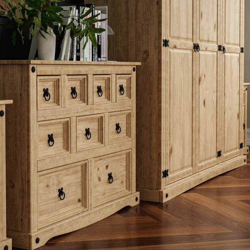 Harold Solid Wood Piece Bedroom Set