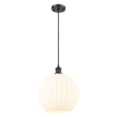 Ballston Venetian 1 Light Cord Hung Pendant-516-G1217