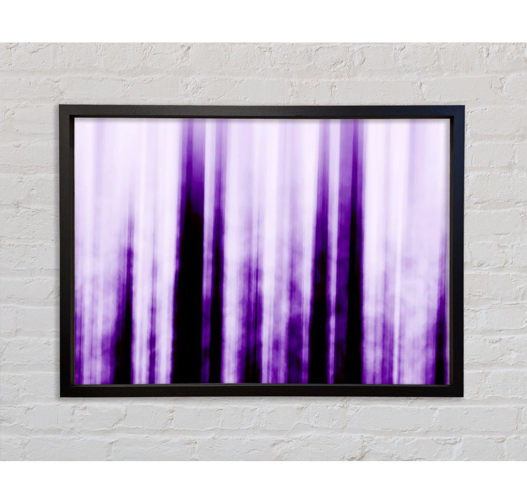 Purple Dream - Einzelner Bilderrahmen Kunstdrucke auf Leinwand