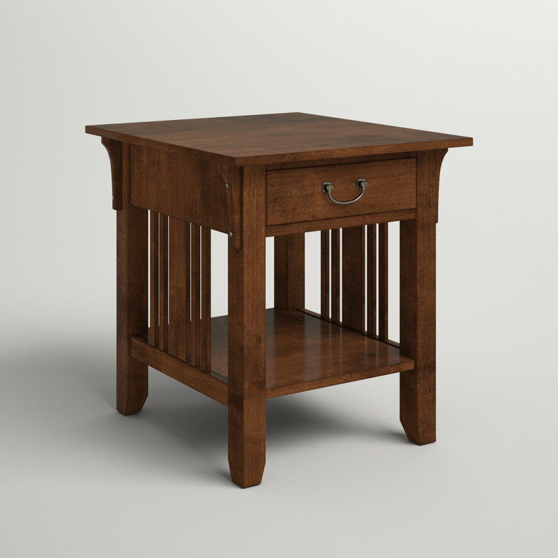 Table de bout avec rangement Schubert