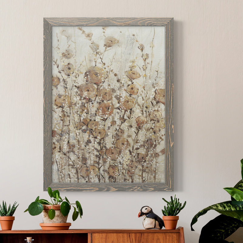 Toile encadrée de qualité supérieure Garden Edge II - prête à être accrochée, gris, H 20 po x l 17 po x P 1 po