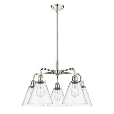 Lustre cône à 5 lumières Beva