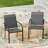 Outdoor Patio Stackable Textilene Dining Armchairs-1083098000