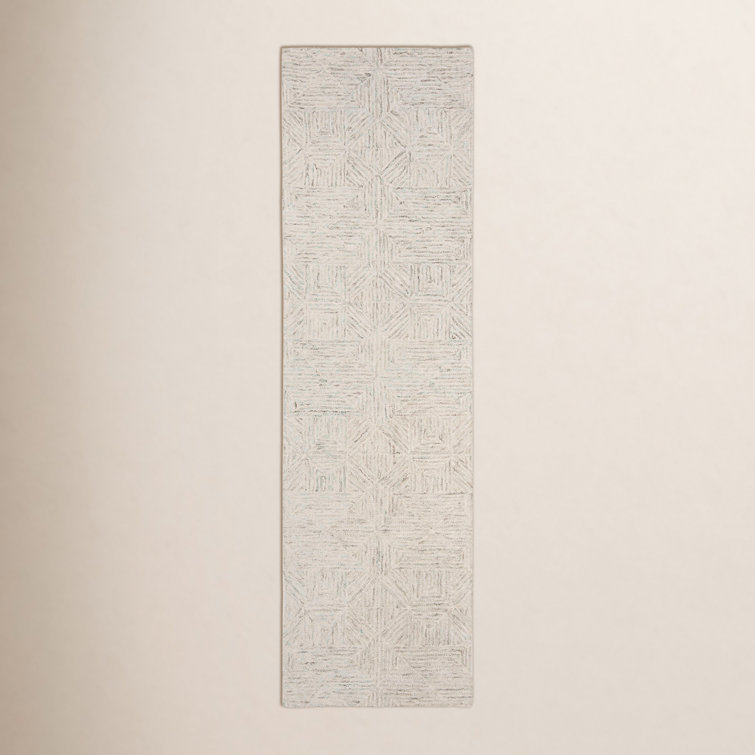 Linsly Hand Tufted Geometric Indoor Rug