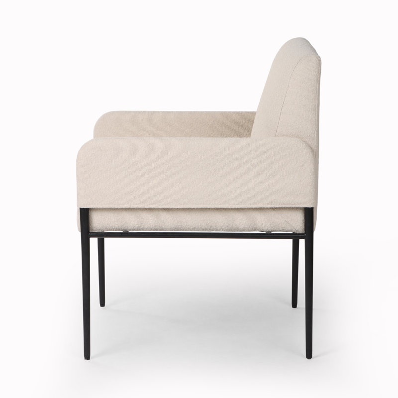 Lucinda Boucle Dining Armchair