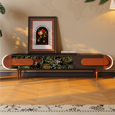 French retro style home TV stand