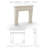 Nova French Cast Stone Fireplace Surround-104914967-104914962