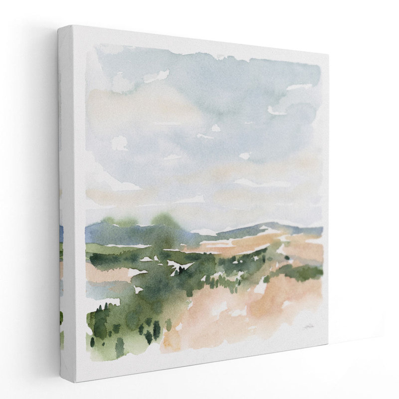 «Gentle Landscape II», reproduction d'art sur toile, H 12 po x l 12 po