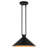 Sparkia 1-Light Single Bell Cone Pendant Light with  Black Metal Shade