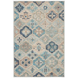 Pali Blue Machine Washable Rug