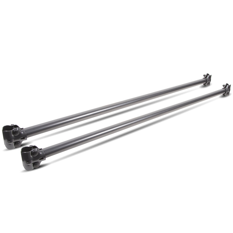 Ensemble d’extension l 48" pour un présentoir autonome Rowley, Gris anthracite