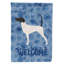 Caniche en polyester à 2 côtés 40 x 28 po standard welcome drapeau maison-957492952