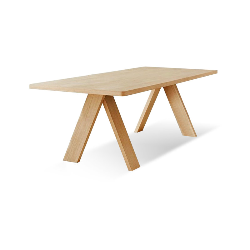 Rectangular Solid Wood Butterfly Leaf  Dining Table, Burlywood, 29.53"H x 62.99"L x 31.5"W