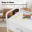Salon Trolley Cart For Beauty Spa With Wheels Wooden Rolling Storage Station-104652420