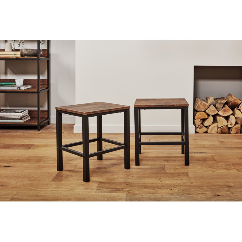 Alodie Steel Accent Stool