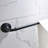 4-Piece Matte Black Bathroom Hardware Set, Wall Mounted, Adjustable 24 in Towel Bar, Bathroom Accessories Kit, Stainless Steel-116118314