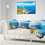 Coussin Capri en Italie - paysage imprimé