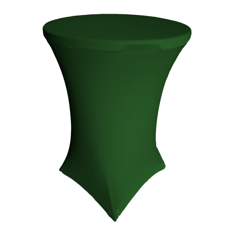 Round Tablecloth, 36" R x 42" H, Emerald Green