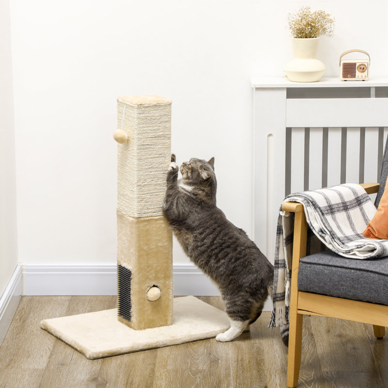 Zakary 200.66cm H Cat Tree, Beige