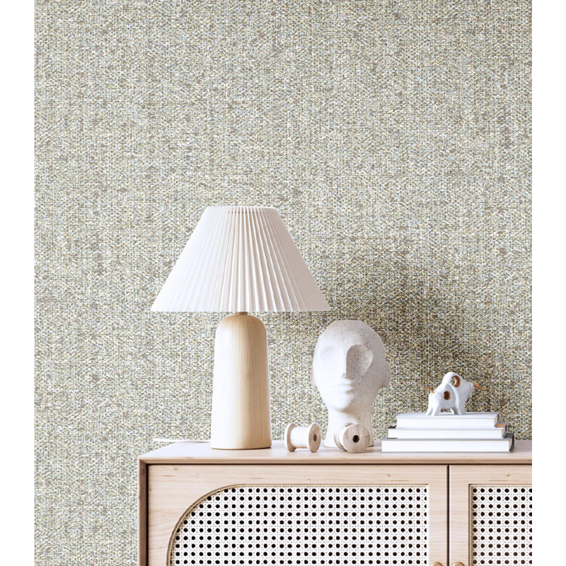 Structura 10.05m x 53cm Matte Wallpaper Roll, Silver Grey