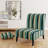 Serene Stripes - Upholstered Striped & Pattern Accent Slipper Chair