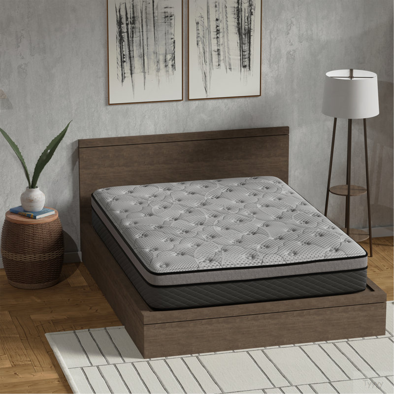 Hybrid 12 Inch Medium Firm Mattress With Pocketed Coils, Queen