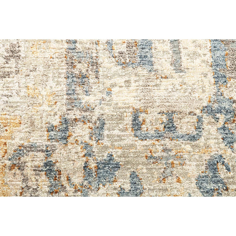 Hand Woven Silk and Wool Oriental Area Rug, Rectangle 6' x 9'