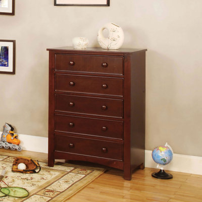 Commode 5 tiroirs l 28,6 po