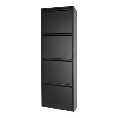 16 Pair Flip Down Shoe Storage