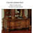 American-Style Solid Wood Dressing Mirror, Household Floor Mirror With Storage Function